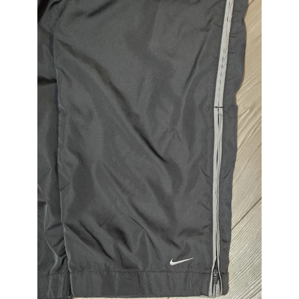 Vintage Nike Track Pants Size Large Cargo Baggy Y2K‎ 90s Swoosh Black Gray Tag